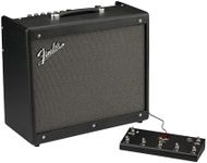 Fender Mustang GTX100 Guitar Amp and 7 Button Footswitch, 100 Watts, with 2-Year Warranty Integrated Looper, Bluetooth Audio Streaming for Play Along, 24.5Dx21.05Wx13.05H Inches, Black