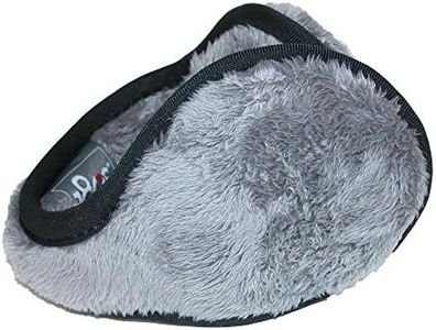 180s Women's Lush Two Tone Wrap Around Earmuffs, Grey