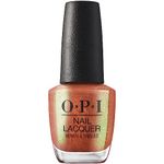 OPI Nail Lacquer, Sheer & Bright Pearl Finish Orange Nail Polish, Up to 7 Days of Wear, Chip Resistant & Fast Drying, Fall 2023 Collection, Big Zodiac Energy, #Virgoals, 0.5 fl oz