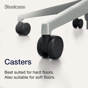 Steelcase Gesture Ergonomic Office Chair – 360° Armrests, 3D Lumbar, Mocca