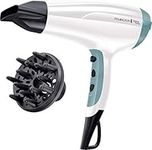 Remington Shine Therapy Hair Dryer with Power Dry and Cool Shot for a Frizz Free Shine, Professional fast drying, Diffuser & Concentrator Attachments, 3 heat & 2 speed settings, 2300W, D5216