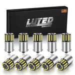 LUYED 12-24v Super Bright Low Power !10 x 720 Lumens 1156 1141 1003 3014 48smd Led Light Bulb Use for Back Up Reverse Lights,Brake Lights,Tail Lights,Rv Lights White