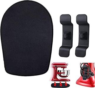 1Pc Mixer Slider Mat with 2 Cord Organizers,Mixer Mover Sliding Mat with Cord Organizers,Sliding Mat Mixer Slider Mat with Cord Organizers,Mixer Slider Mat with Appliance Cord Organizer for Home