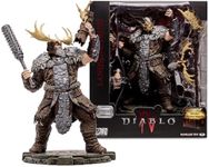 McFarlane Toys Diablo IV Landslide Druid 1:12 Scale Posed Figure with Interchangeable Head and Hand, 3 Weapons, Display Base, and Mystery Weapon - Channel the Fury of Nature