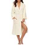 Barefoot Dreams Women's Cozychic Robe 2 Pearl