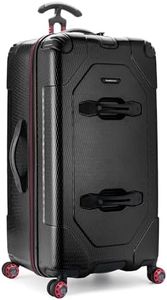 Traveler's Choice Maxporter Ii Hardside Polycarbonate Luggage Suitcase with Spinner Wheels, Black, 30" Trunk Luggage, Maxporter Ii Hardside Polycarbonate Luggage Suitcase with Spinner Wheels