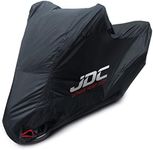 JDC Motorcycle 100% Waterproof Cover - ULTIMATE HEAVY DUTY (Extra Heavy Duty, Soft Lining, Heat Resistant Panels, Taped Seams) - M