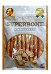 Foodie Puppies Superbone All Natural Chicken Sticks Dog Treat, 9 in 1 (Peanut Butter - Pack of 1) | Healthy Treat Suitable for All Types of Breeds of Dogs