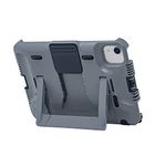 PIVOT T21A Tablet Case- Fits iPad Mini (6th gen.) - 360 Degree Protection- for Professional Pilots, General Aviation (Gray Body/Black Clip)