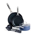 Blue Diamond Pan CC001950-001 cookware-Set, 6pc, Blue