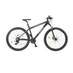 Insync Men's Zukan 27.5-Inch (650B) Front Suspension Alloy ATB 24 Speed Mountain Bike, 16-Inch Size, Black