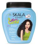 SKALA Hair Type 3ABC Mais Cachos - More Curls Eliminate Anti Frizz, For Curly Hair 2 in 1 Conditioning Treatment Cream and Cream To Comb - 35.2Oz