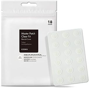 COSRX Master Pimple Patch Clear Fit 18 Patches in1 Size | Hydrocolloid Pimple Patches for Blemish, Zit, Spot, Pimple Treatment | Fast Healing Ane Patch