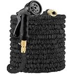 Anliwool Garden Hose Pipe 100FT, 3 Times Expandable Magic Hose, No-Kink Flexible Magic Water Hosepipe (Extra-Strength, Lightweight, Durable) for Cleaning/Household/Gardening (8 Functions Spray Pipe)