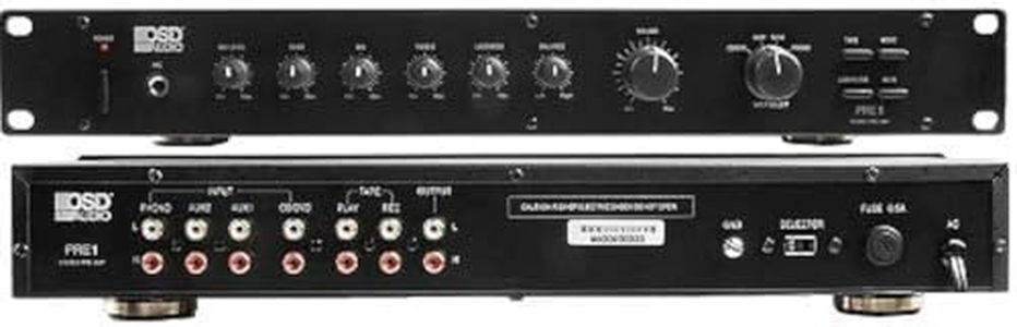 OSD Audio Pre-1 High Definition Preamplifier – Multi Source Select Phono Ready