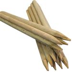 Rounded Wooden Stake | 1.2m x 50mm | 10 pack