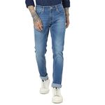 Spykar Men's Skinny Fit Low Rise Jeans Mid Blue