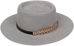 JK Home Straw Sun Hats for Women Wi