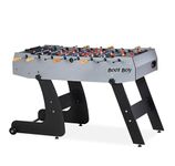 BOOT BOY 48" Foosball Table, 3 in 1 Folding Multi Person Indoor Table for Adults & Kids, Competition Sized Versatile, Interactive Foldable Design for Leisure Play at Home & Work (Black & White)