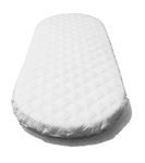 Microfibre Hypoallergenic Quilted Baby Fully Breathable Value Oval Mattresses Will Fit Mamas & Papas and Mothercare Moses Baskets (70 x 30 x 4cm)