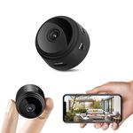 Eyetech Wireless WiFi, HD 1080p Mini Portable Security Camera, Cameras with Indoor Video Recorder, Small Low Light Vision