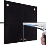 11.8x11.8 Inch Welding Blanket Fireproof, Hangable Heat Shield Mat 1800°F Heat Resistance Flame Protector Pad Welders Fire Retardant Blankets for Plumbing Brazing Soldering Supplies