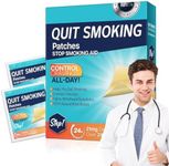 Stop Smoking Patches - 30 Patches, Quit Smoking Patches 21mg Delivered Over 24 Hours, Easy to Use