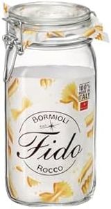 Bormioli Rocco Fido Clear Jar, 50.75 Oz.