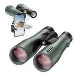 Star Cloud 12X50 UHD Lightweight Binoculars for Adults with Upgraded Phone Adapter, Large View IPX7 Waterproof Binoculars for Bird Watching, Hunting, Hiking, Stargazing