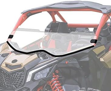 Maverick X3 Half Windshield - Scratch Resistant X3 Windshield Compatible with Can Am Maverick X3 900 XRS XDS Turbo R Max 2017-2023, StarknightMT Heavy-Duty Polycarbonate Maverick X3 Windshield