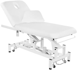 SKINACT Bliss Electric Spa Facial Treatment Table for Medical spa (White)
