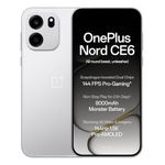 OnePlus Nord CE6 | 8GB+256GB | Lunar Pearl | Snapdragon 7s Gen 4 | Segment's Fastest Touch Response | 8000mAh Battery | 144Hz 1.5K AMOLED Display | 50MP Main + 32MP Selfie 4K Cameras | IP66,68,69,69K