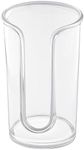 iDesign Clarity Disposable Paper Cup Dispenser for Bathroom Countertops - Clear