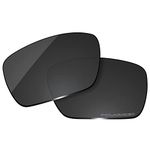 OOWLIT Replacement Sunglass Lenses for Oakley Fuel Cell Black Dark Gery Polarized