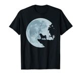 Pug Full Moon Cool Little Dog Love Mystic Gift T-Shirt