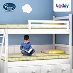 Centuary Beddy Blossom Single Kids/bunk Bed Natural Coir Foam Mattress with Free Protector (72 * 36 * 4 Inch)