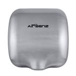 AIRSENZ I-FORCE ECO DRY AUTOMATIC HIGH SPEED HAND DRYER ELECTRIC HEAVY DUTY - BRUSHED STAINLESS STEEL