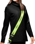 High Visibility Reflective Sash for Walking at Night - Adjustable, Stylish, Durable Reflective Running Gear for Men Women Kids, Night Walking Safety Gear Reflective Belt for Hiking Walking Biking