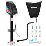 Kohree RV Electric Trailer Jack 5000lbs, Heavy Duty A-Frame Electric Power Tongue Jack with Waterproof Cover & LED Work Light for Travel Trailers, Camper, Easy Install, 22" Lift, 12V DC with Wiring