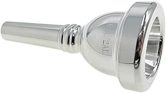 Cheerock 6 1/2AL Trombone Mouthpiece, Silver Plated Mouthpiece, Euphonium Mouthpiece with Superior Sound, Excellent for Baritone and Trombone Instrument Accessories