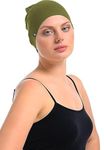 BISMAADH Bamboo and Cotton Cap for Chemo, Hair Loss, Sleep Cap