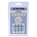 Beadalon 600-Piece Crimp Bead Variety Pack, Silver Plated