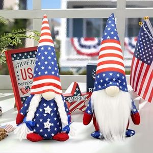 4th of July Decorations - Patriotic Gnomes Decorations for Home - Memorial Day Independence Day Labor Day Fourth of July Red White Blue Gnomes Decorations for Home Office Indoor Decor Party Supplies