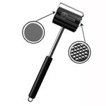 Cave Tools Meat Tenderizer Tool and Mallet Hammer for Tenderizing Cuts of Meat with Non-Slip Silicone Handle - Kitchen Accessories