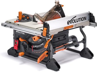 Evolution R255TBL Table Saw – 255mm Blade, Powerful Wood Cutting