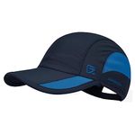 GADIEMKENSD Quick Dry Run Hat Cooling Breathable Mesh, Navy, 7-7 1/2