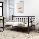 alazyhome Twin Size Metal Daybed Gu