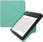 kwmobile Origami Case Compatible with Kobo Libra H2O Case - Slim PU Leather Cover with Stand - Mint