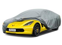 Kayme Heavy Duty Car Cover Waterproof Breathable, Custom Fit Chevrolet Corvette (1980-2023), Outdoor Full Cover Sun Rain UV Dust All Weather Protection. Shipping From European Warehouse