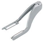 Westmark Double Vegetable Peeler, Asparagus Peeler, Stainless Steel Blades, Peel-Star, Aluminium, Food-Safe Coating, 60502260